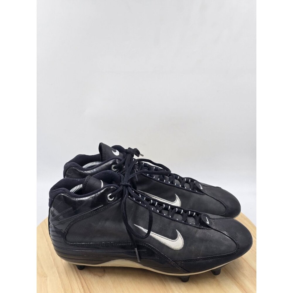 Vintage Black Nike  Football Cleats Mens sz 10.5